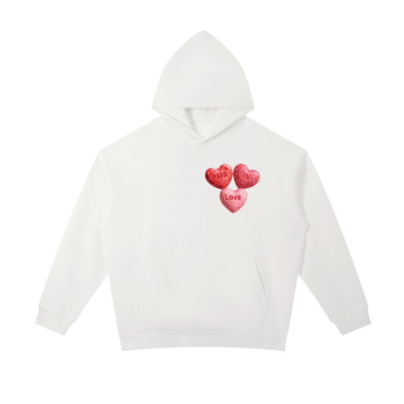 Candy Hearts Heavyweight Hoodie