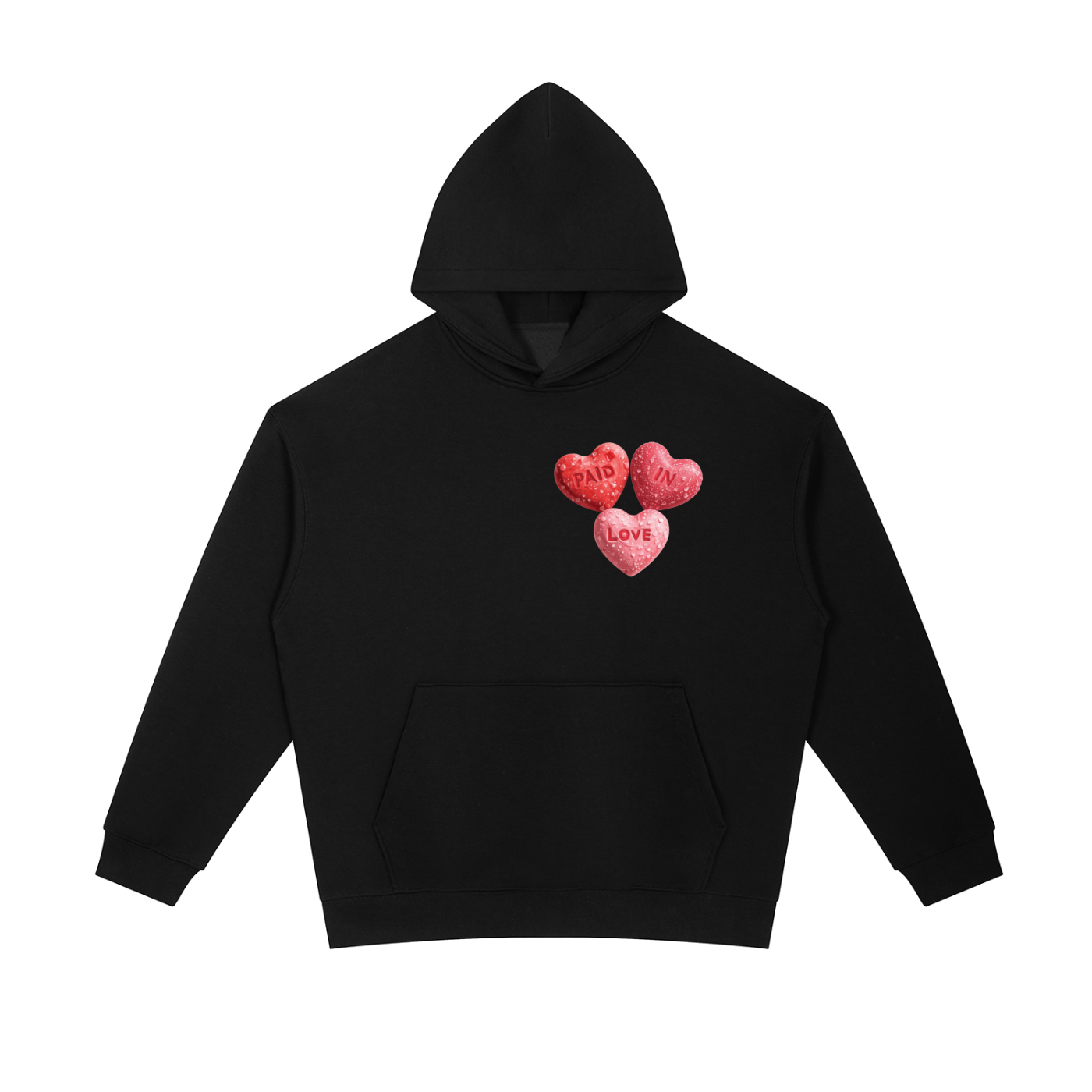 Candy Hearts Heavyweight Hoodie