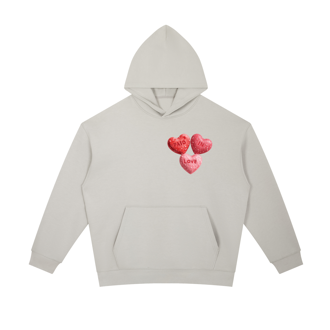 Candy Hearts Heavyweight Hoodie