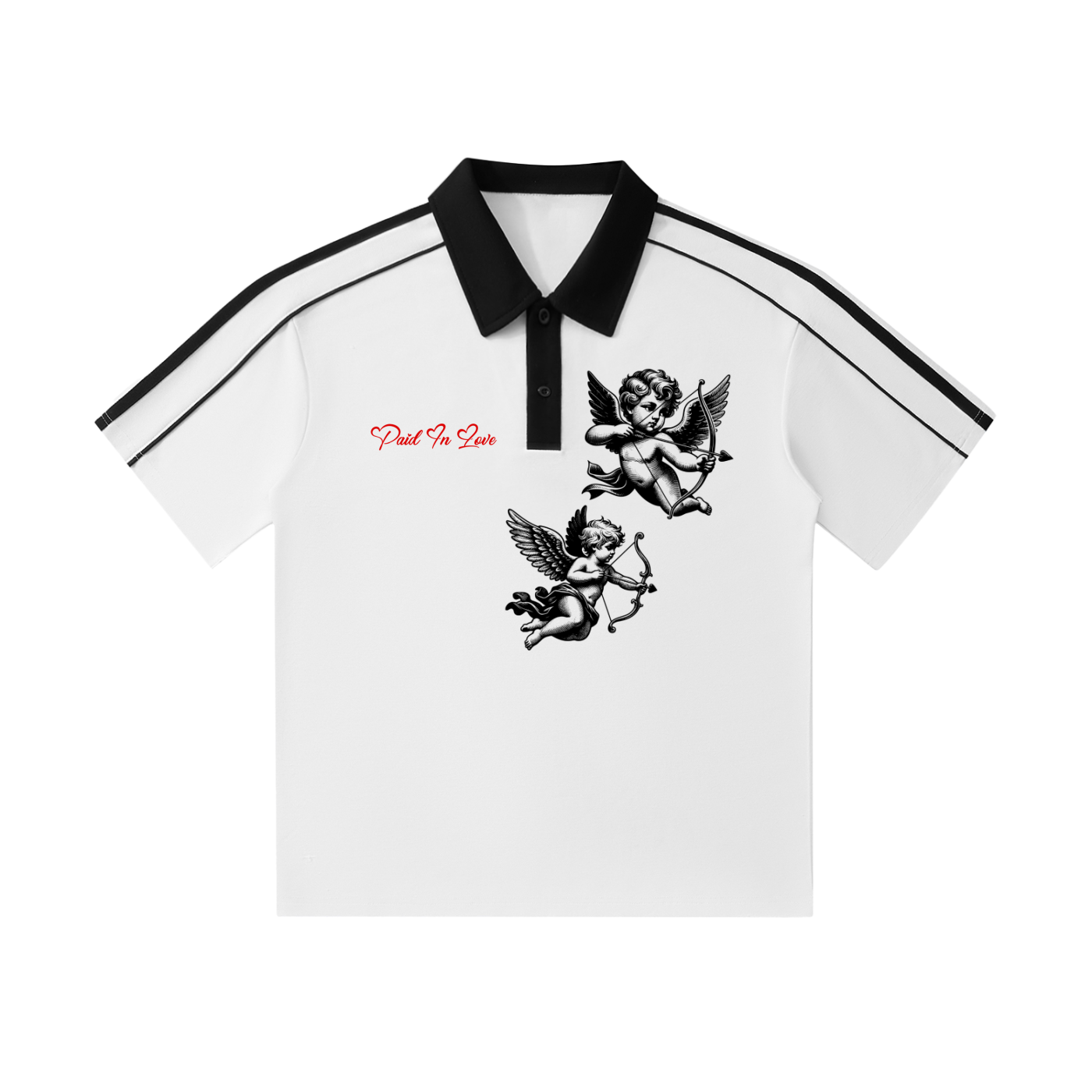 Paid In Love Short-Sleeve Polo