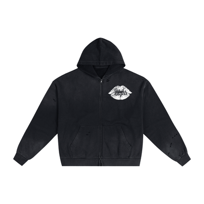 Stamped w/ Love Sunfade Zip Hoodie