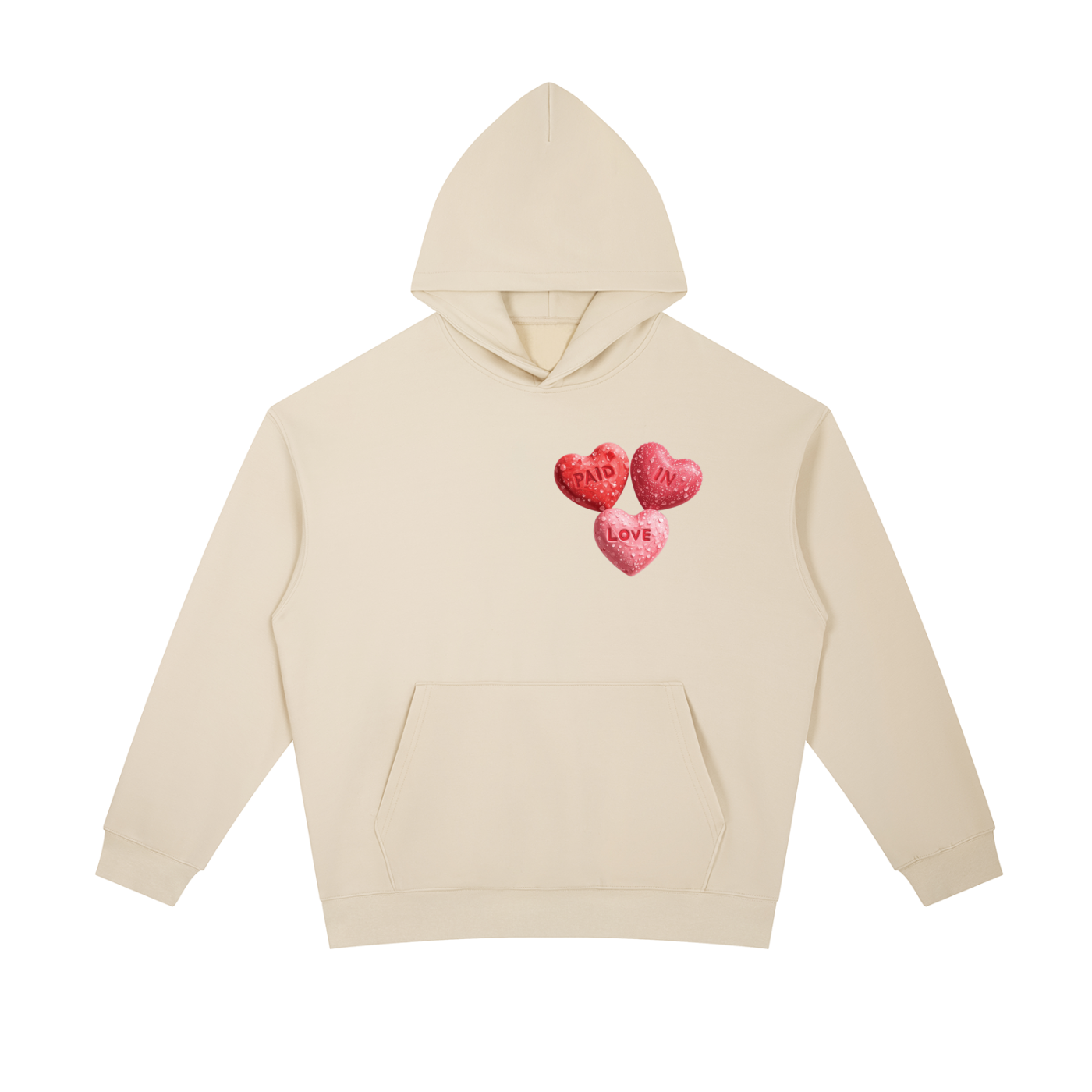 Candy Hearts Heavyweight Hoodie